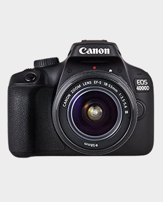 Buy Canon EOS 4000D Kit + EF-S 18-55 DC III in Qatar - AlaneesQatar.Qa