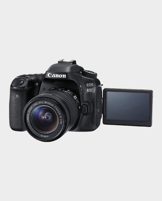 Buy Canon EOS 80D + EF-S 18-55mm in Qatar - AlaneesQatar.Qa