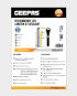 Geepas GEFL4677 Rechargeable LED Lantern & Flashlight