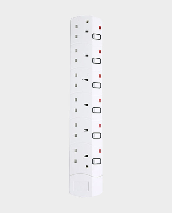 Buy Geepas Ges4086 6 Way 5meter Sockets Extension Board In Qatar 