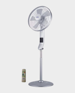 Geepas GF9466 16-inch Multcolor LED Display Stand Fan with Remote in Qatar