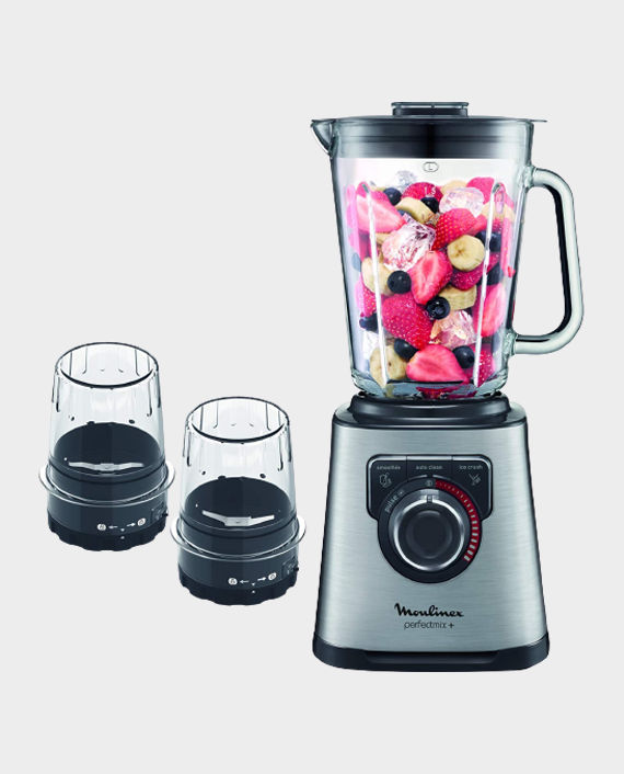 Buy Moulinex LM815D27 Perfect Mix Blender Black/Silver in Qatar - Main Image