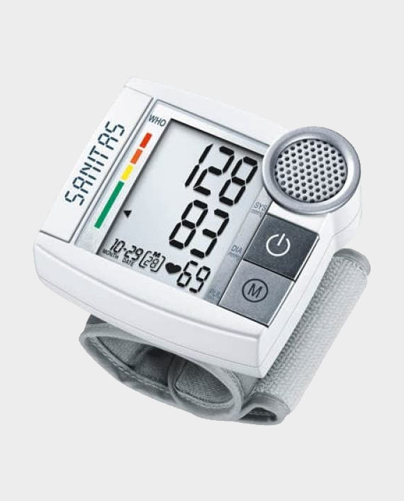 Buy Sanitas SBC 55 Talking Wrist Blood Pressure Monitor in Qatar