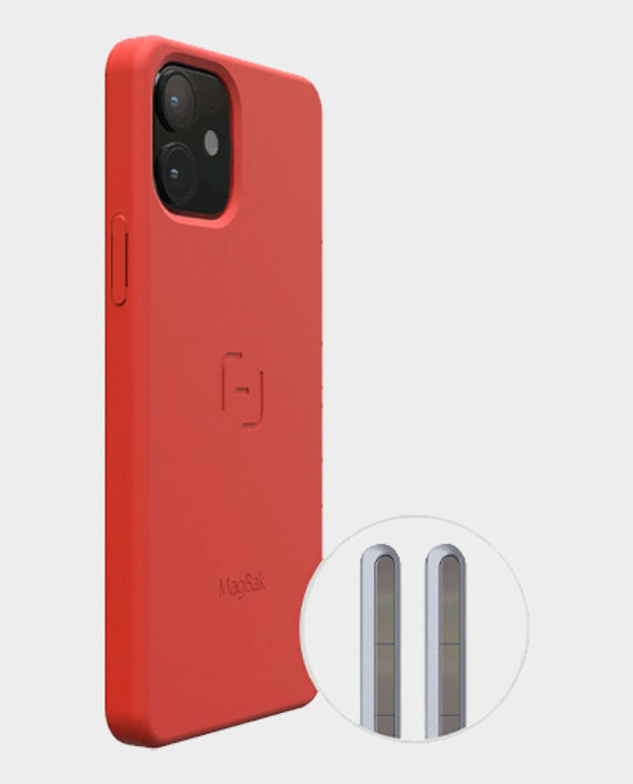 Phone Case Magbak Wallet Iphone 12 Buy MagBak IPhone 12/12 Pro Case With  MagSticks Red In Qatar