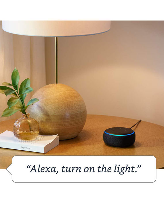 Buy Amazon Echo Dot 3rd Generation Heather Gray in Qatar - AlaneesQatar.Qa