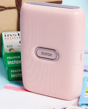 Fujifilm Instax Mini Link Smartphone Printer, Dusky Pink 