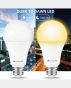 Marrath Smart Home Dusk to Dawn LED Light Sensor Bulb