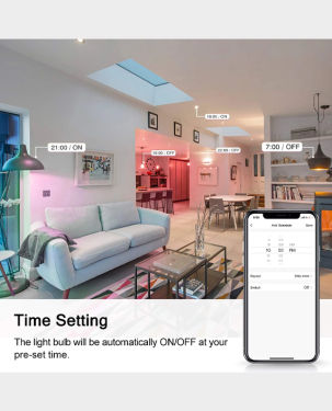 Marrath Smart WiFi Multi Color RGBW Bulb