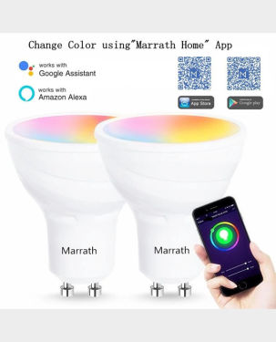 Marrath Smart WiFi RGBW GU 10 Spot Ceiling Light