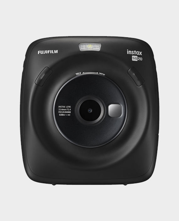 SQ6-GRAY-20 Fujifilm Instax SQUARE SQ6 Instant Film Camera (Graphite Grey)  + instax Wide Instant Film, 20 Square Sheets + Extra Accessories