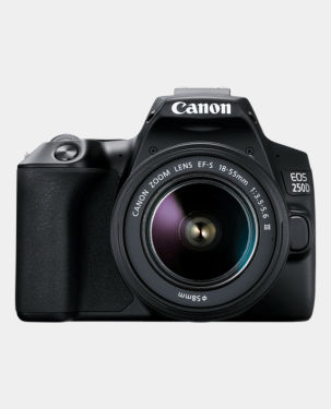 Canon EOS 250D + EF-S 18-55mm f/3.5-5.6 III Lens in Qatar