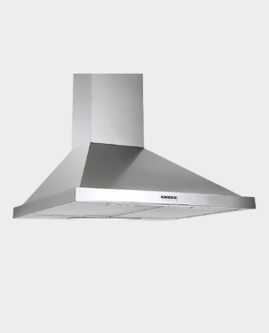 White Daisy Gusto 90cm Pyramid Chimney Hood Inox in Qatar