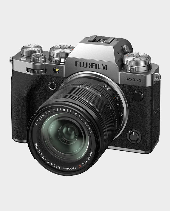 Buy Fujifilm XT4 Mirrorless Digital Camera with 1855mm Lens Silver in