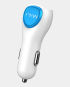 MiLi Power Smart Dual Car Charger with Lightning Cable White in Qatar