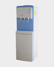 Milestone Water Dispenser with Fridge Blue in Qatar