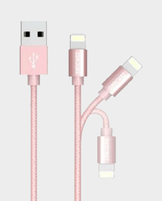 Zendure Braided Aluminum Charge / Sync Lightning Cable 1mtr (100cm) – Rose Gold