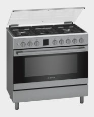 Bosch HGK90VQ50M Gas Range Cooker – Stainless Steel
