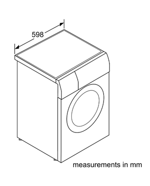 Bosch WVG30460GC Series 6 Washer Dryer 8 5 kg