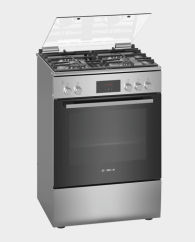Bosch HGB320E50M Serie 4 Free Standing Gas Cooker Stainless Steel in Qatar