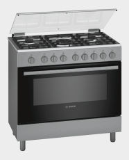 Bosch HGI12TQ50M Gas Range Cooker – Stainless Steel