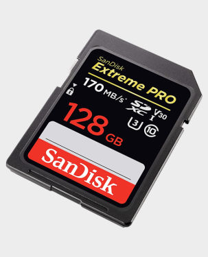 Buy SanDisk Extreme Pro SDXC-UHS-I Memory Card 128GB in Qatar