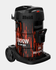 Toshiba VC-DR180ABF 20L 1800W Electric Vacuum Cleaner Black & Red in Qatar