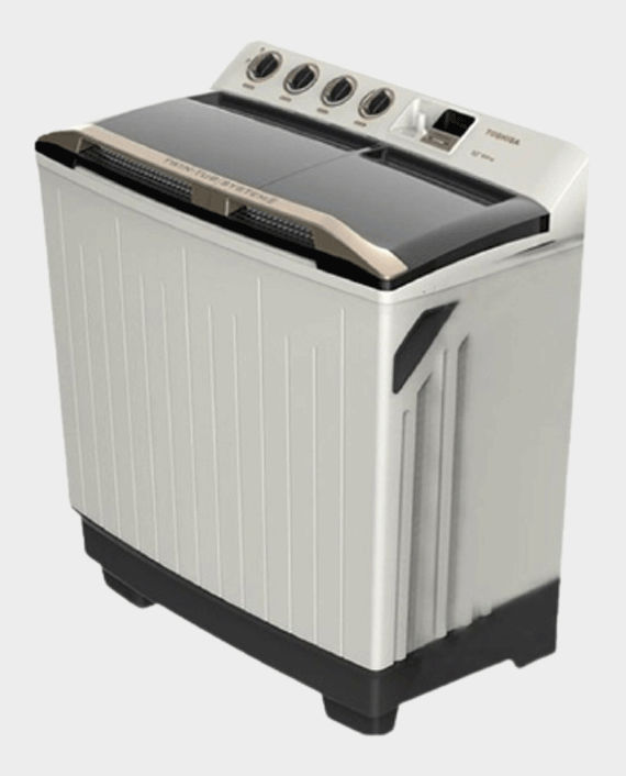 Toshiba VH-H130WB Twin Tub Top Load Washing Machine 12Kg in Qatar