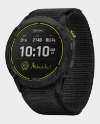 Garmin 010-02408-01 Enduro Smart Watch Carbon Grey DLC Titanium with Black UltraFit Nylon Strap in Qatar