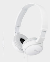 Sony MDR-ZX110AP Wired On-Ear Headphone With Mic White in Qatar