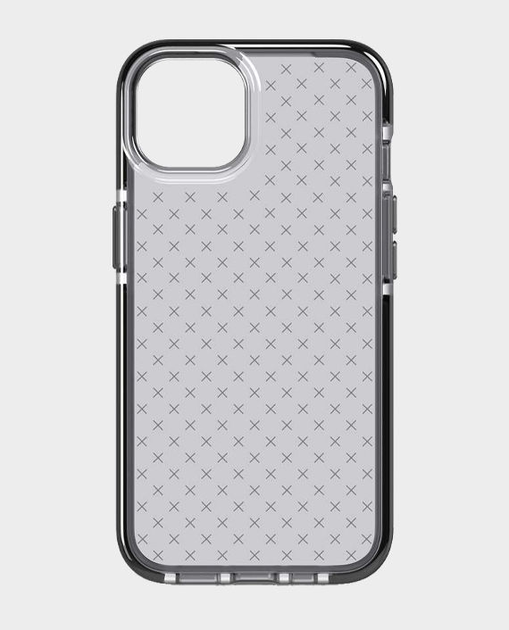 Buy Tech21 iPhone 13 Evo Check Case Smokey Black in Qatar