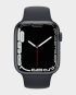 Apple Watch Series 7 MKN53 45mm GPS Midnight Aluminum Case with Midnight Sport Band in Qatar