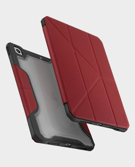 Uniq Trexa Case For iPad 10.2 inch (2021, 2020, 2019) Antimicrobial Coral (Red)