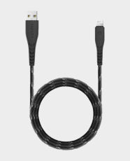 Energea NyloFlex CBL-NF-BLK300 3A USB-A to Lightning Fast Charging Cable 3m in Qatar