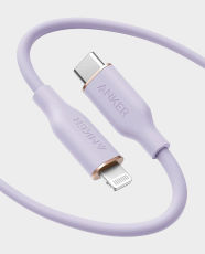 Anker A8663HQ1 PowerLine III Flow USB-C to Lightning Cable 6ft/1.8m Purple in Qatar