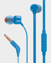 JBL In Ear Bass Headphones T110 Blue in Qatar