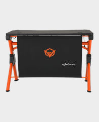 Meetion MT-DSK20 RGB LED PC Computer Gaming Desk Black & Orange in Qatar