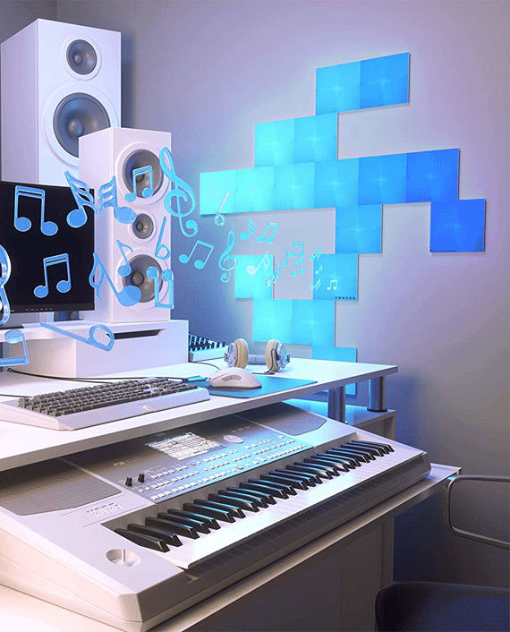 Buy Nanoleaf Canvas Light Squares Expansion Pack (4 Panels) in Qatar ...