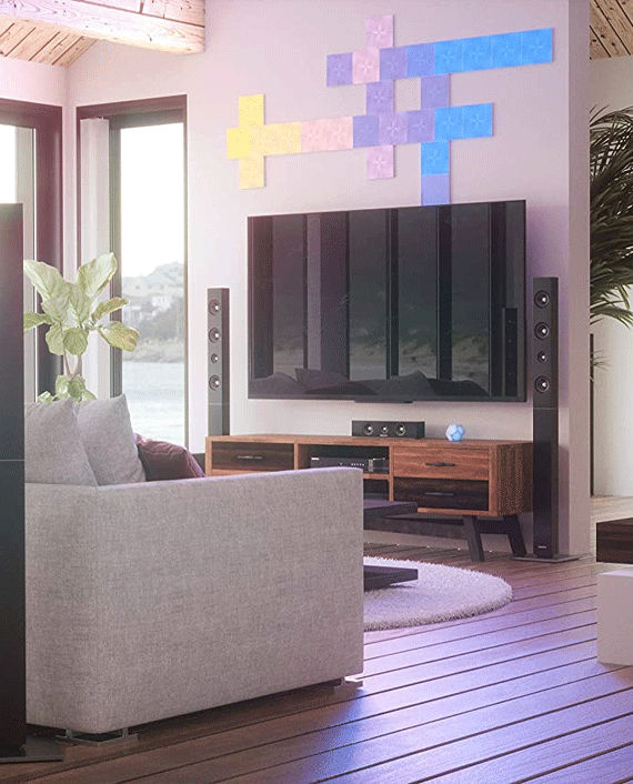 Buy Nanoleaf Canvas Light Squares Expansion Pack (4 Panels) in Qatar ...