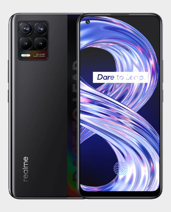 realme 8 (8GB + 128GB) Cyber Silver Smartphone, Mobile