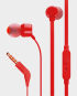 JBL In Ear Bass Headphones T110 Red in Qatar