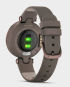 Garmin 010-02384-B0 Lily Classic Smartwatch Bezel Paloma Case and Italian Leather Band