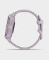 Garmin 010-02427-12 Venu Sq Metallic Orchid Aluminium Bezel with Orchid Case and Silicone Band
