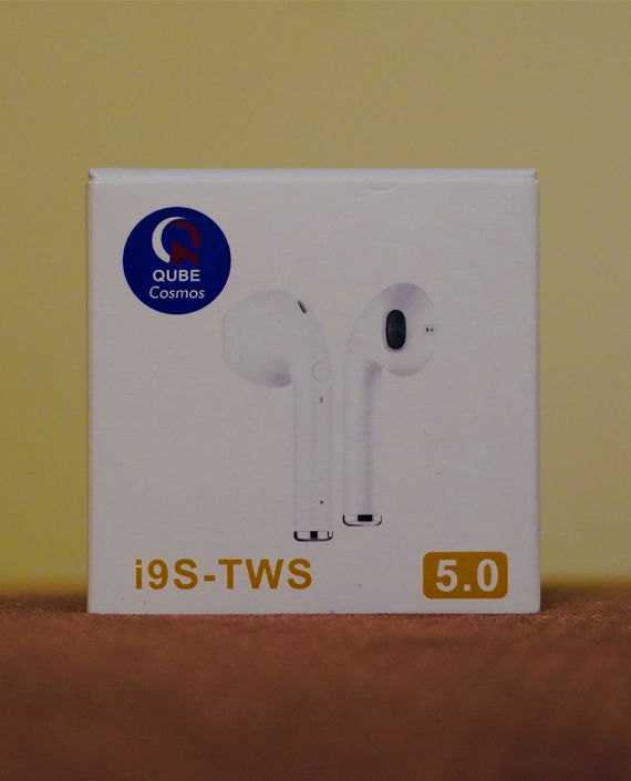 Buy Qube QPOD i9s Wireless Headset White in Qatar AlaneesQatar.Qa