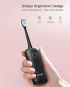 Fairywill T9 Portable Travel Electric Toothbrush with 4 Brush Heads