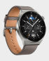 Huawei Watch GT 3 Pro 46mm Classic 32MB 4GB Light Titanium Case with Grey Leather Strap
