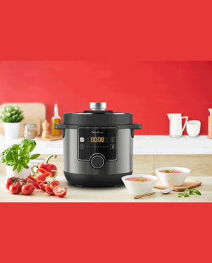 Buy Moulinex Turbo Cuisine Fast Multicooker 5L (CE753827) in Qatar 