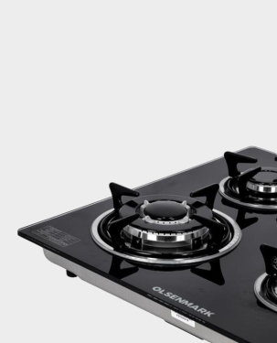 Olsenmark OMCH1823 2-in-1 Gas Hob 4 Burner 8mm