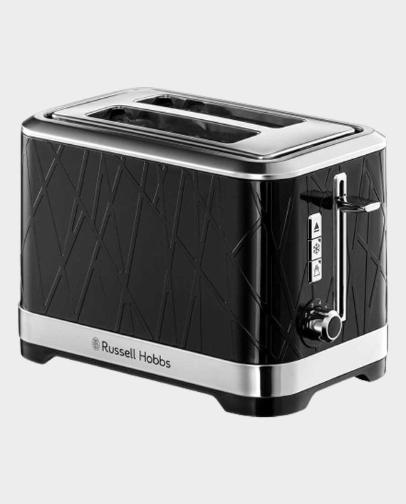 Buy Russell Hobbs 28091 Structure 2 Slice Toaster Black in Qatar 