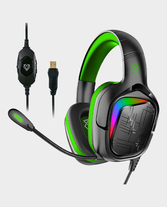 Vertux Miami High Performance 7.1 Stereo Sound Pro Gaming Headset – Green