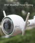 Ezviz CS-C3N-A0-3G2WFL1 2.8mm Night Vision Outdoor Smart Wi-FI Camera